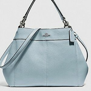 Coach "Lexy" LIKE NEW pebbled leather bag